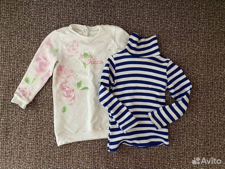 Детские вещи пакетом на девочку 86 92