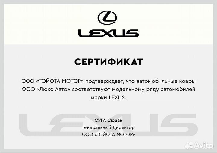 3D Коврики Lexus RX 300 Экокожа Салон Багажник