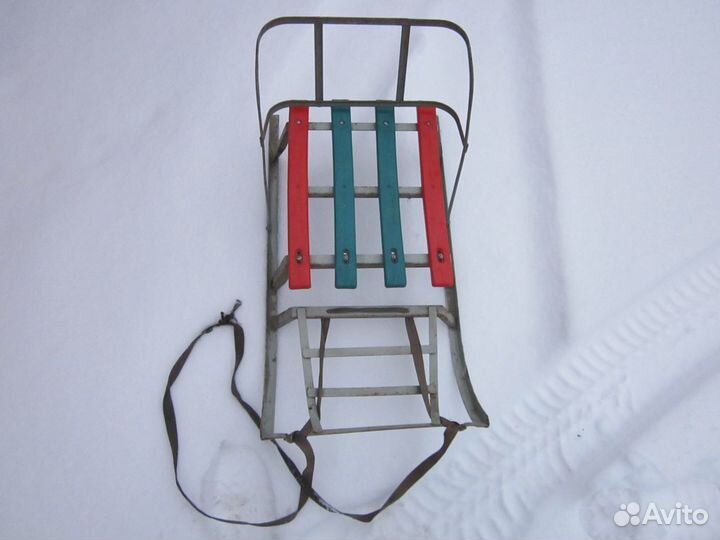 Санки с откидной спинкой