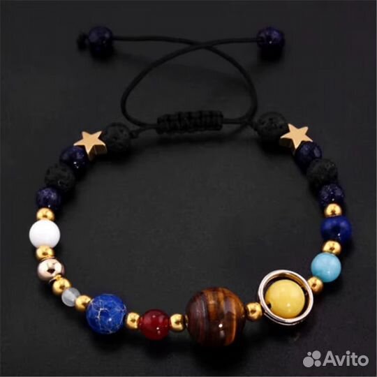 Браслет в виде планет солнечной системы. Унисекс