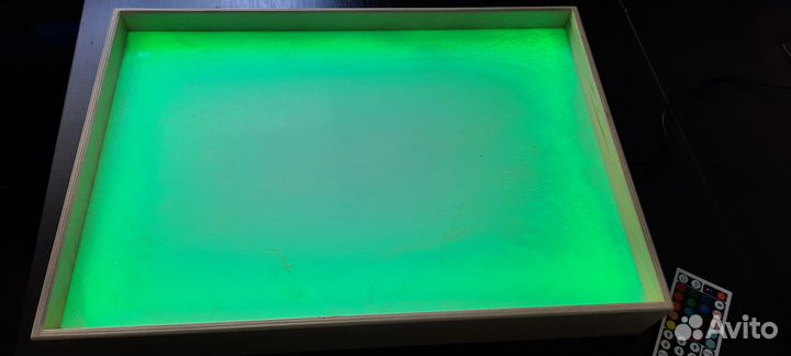 Стол с подсветкой для рисования песком