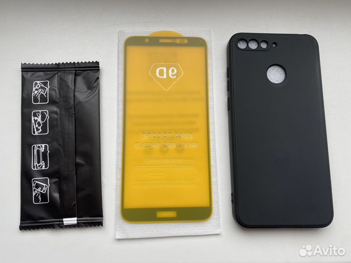 Чехол и стекло на Honor7A Pro,Honor7 C