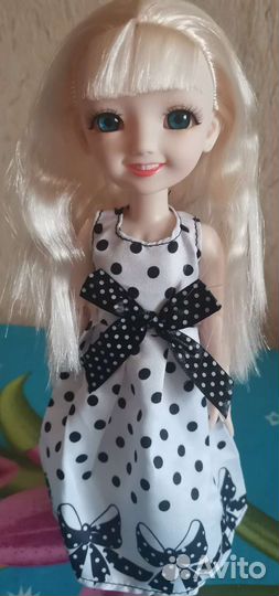 Кукла шарнирная BJD 30 см, платья для кукол BJD