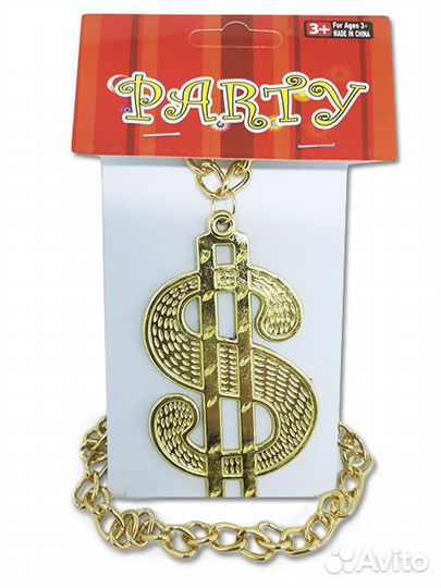 Гангстерский медальон Золотой Доллар
