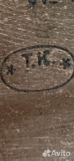 Поднос для самовара латунь 