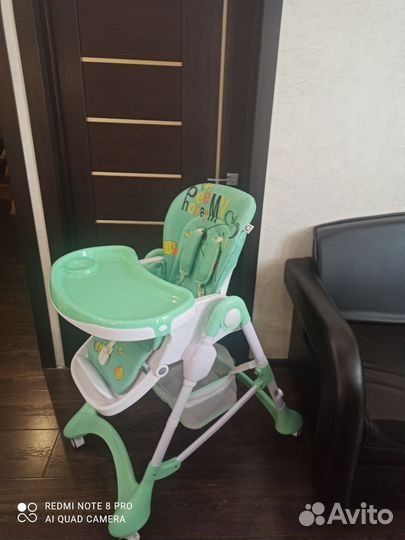 Стульчик для кормления Babyton Happy Animals Green