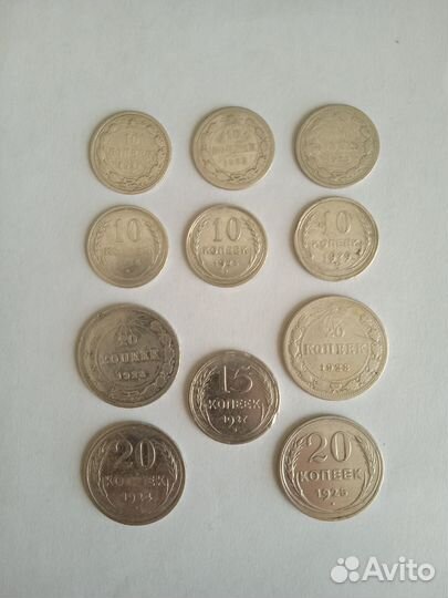 Серебряные монеты СССР