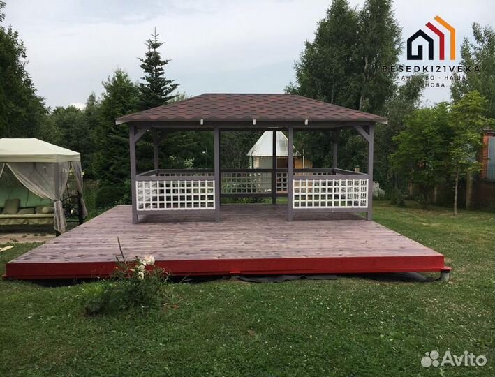 Беседка открытая 3х4