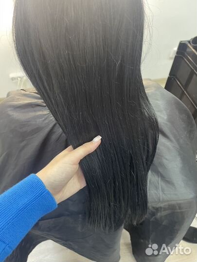 Кератиновое выпрямление волос