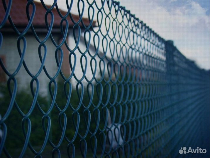 Заборы из сетки рабица со склада новые
