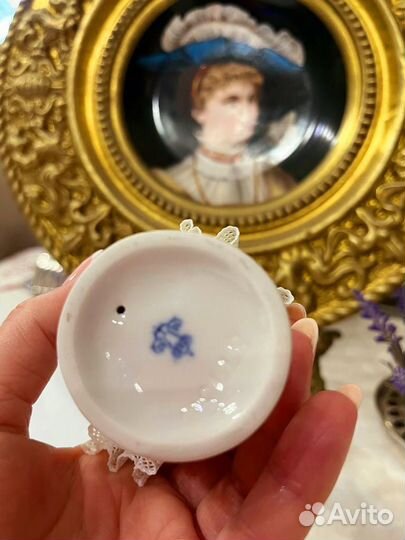 Статуэтка балерина кружевной фарфор (Germany)