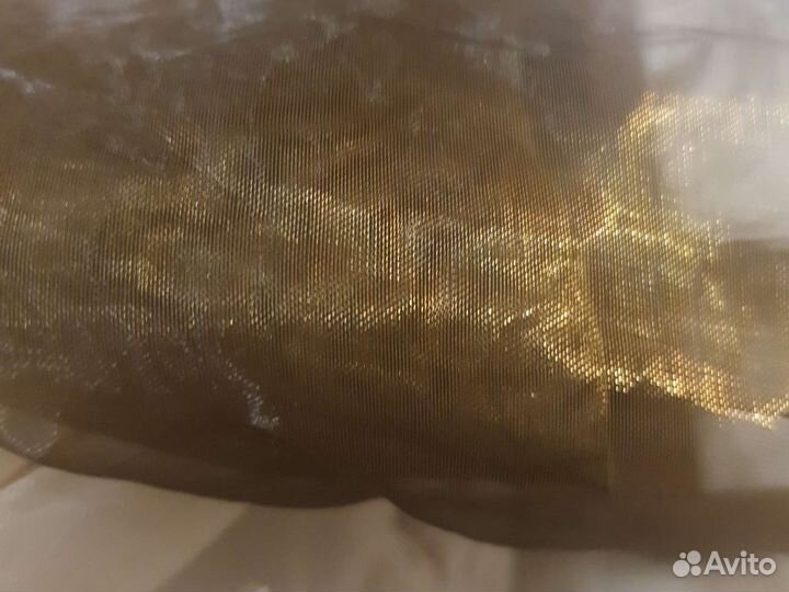 Тюль IKEA коричневый