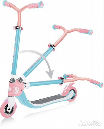 Самокат Globber flow 125 foldable japan (2024) роз