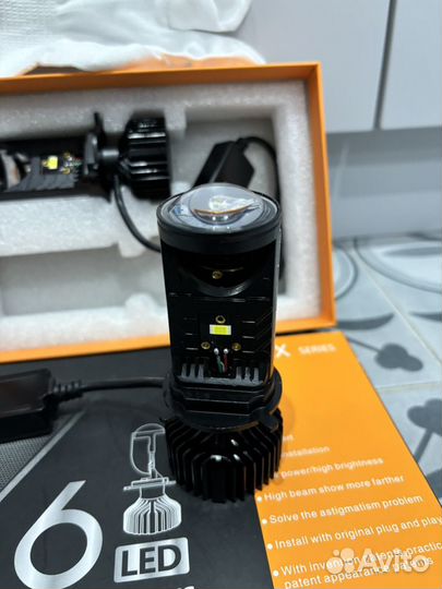 Светодиодные лампы h4 с линзой y6