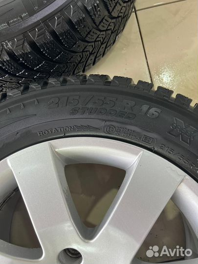 Летые диски с зимней резиной