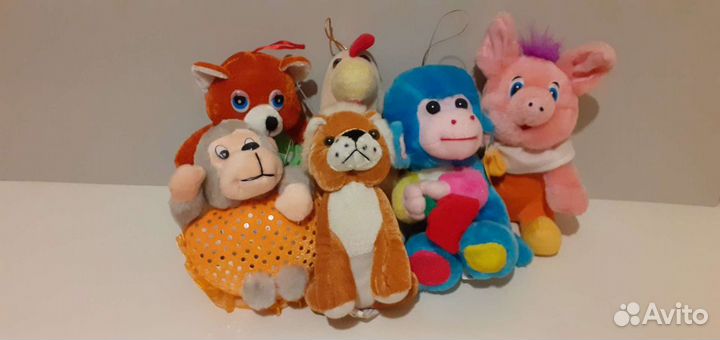 Мягкие игрушки. 6 штук