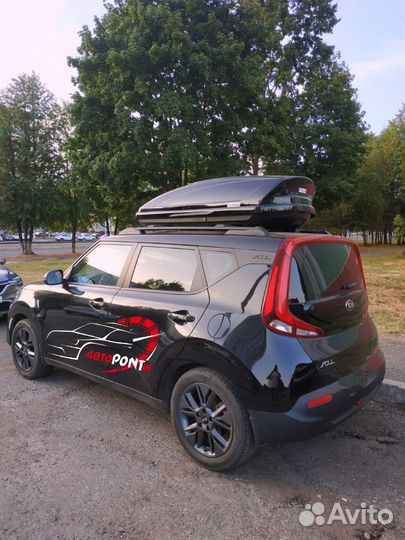 Автобокс Voyage 440л глянец на Kia Soul