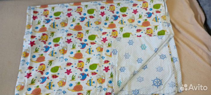 Бортики и комплект белья в детскую кроватку