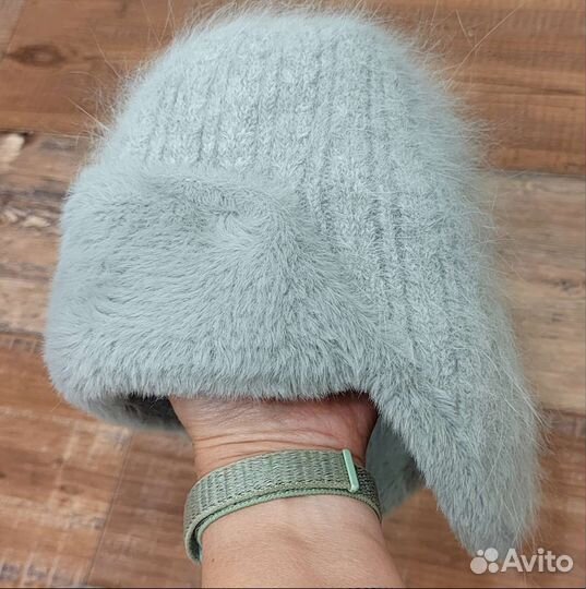 Комплект шапка и шарф ангора