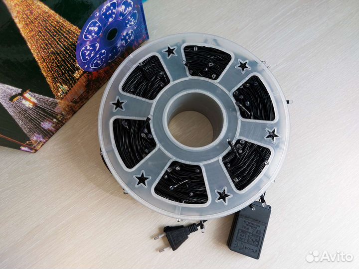 Уличные гирлянды новые, нить 100м, сосульки