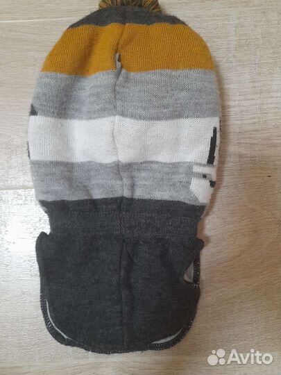 Шапка шлем для мальчика 48 50