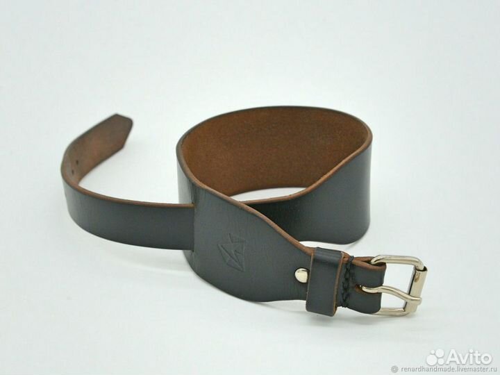 Браслет мужской нат.кожа