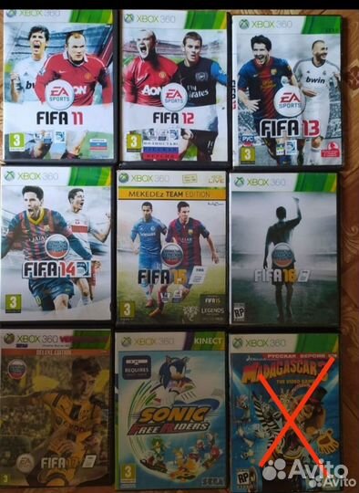 Игры на Xbox 360 диски