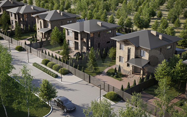 Дом 197,5 м² на участке 8,5 сот.