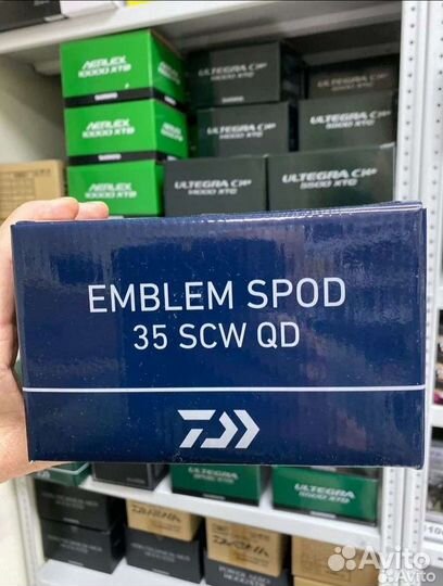 Сподовая катушка Daiwa Emblem spod 35 SCW QD