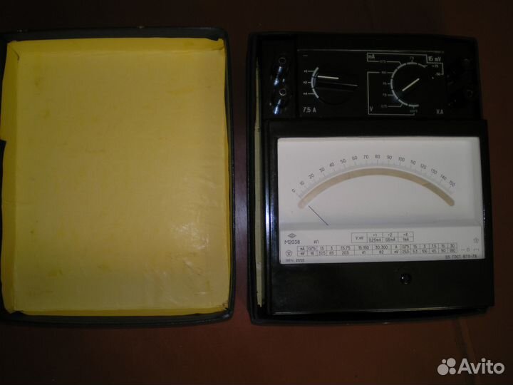 Высокоточный ампервольтметр М2038 (к. т. 0,5 )