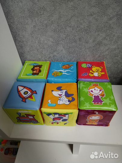 Кубики детские мягкие