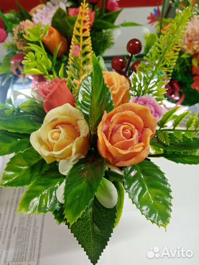 Букеты из мыла ручной работы