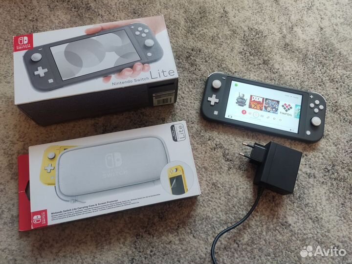 Прошитая Nintendo Switch Lite 288Gb+куча игр