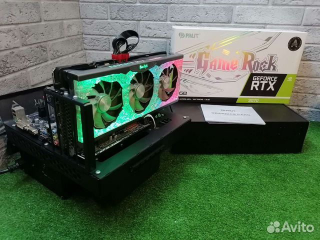 RTX 3070 8gb gamerock и msi gaming x trio объявление продам