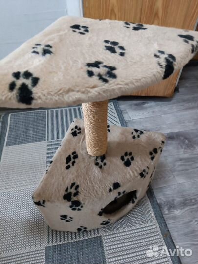 Когтеточка домик для кошки бу