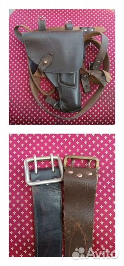 Кобура и 2 ремня СССР