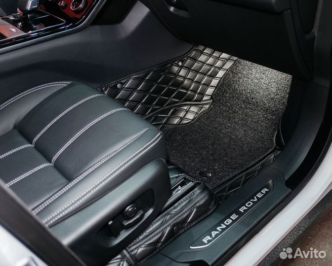 3D коврики из экокожи для Land Rover Velar