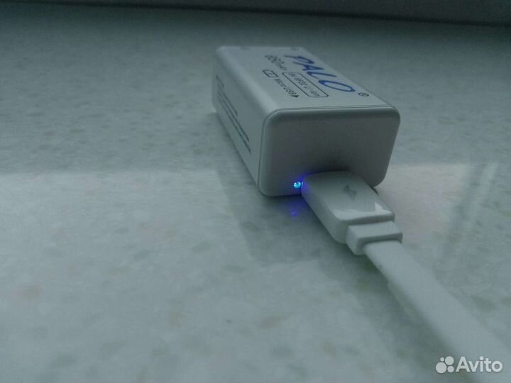 Аккумуляторная батарейка крона