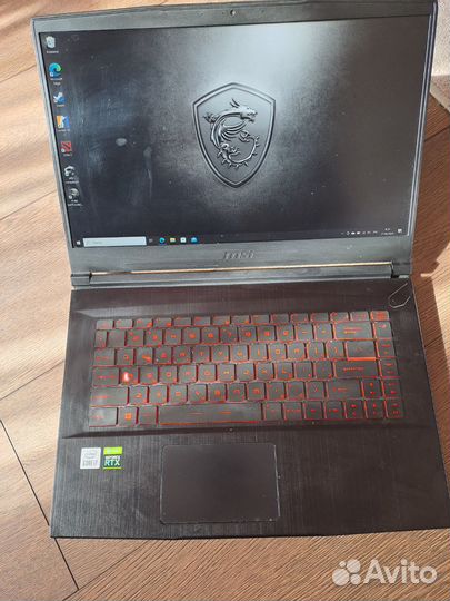 Мощный игровой ноутбук MSI GF63 RTX 3050Ti i7