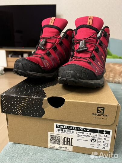 Ботинки треккинговые для девочки salomon 36 р-р