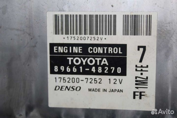 Блок EFI toyota 1MZ-FE kluger V MCU20W 8966148270