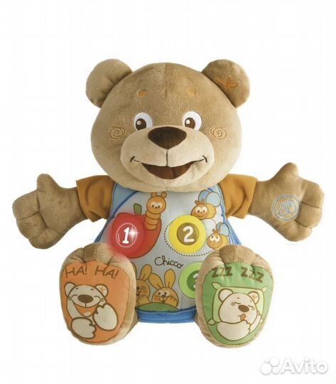 Говорящий мишка Chicco teddy русский-английский