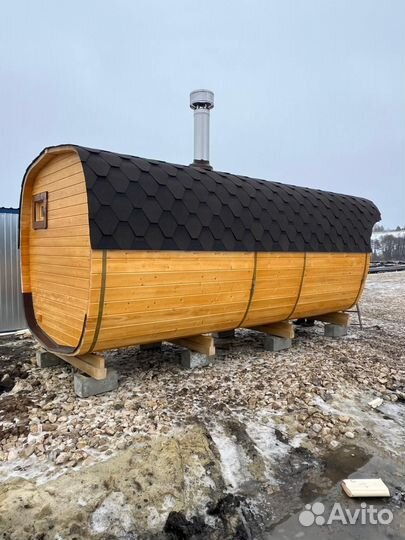 Окта баня-бочка, 4,5 метра