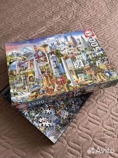 Пазл «Символы Северной Америки» Educa 1500 деталей