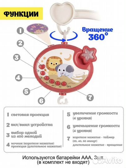 Мобиль на кроватку