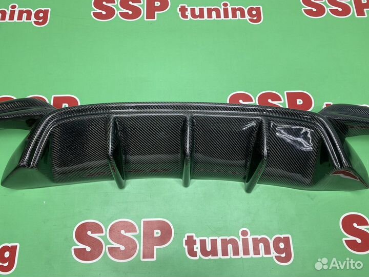 Диффузор для BMW F06 M6 из натурального карбона