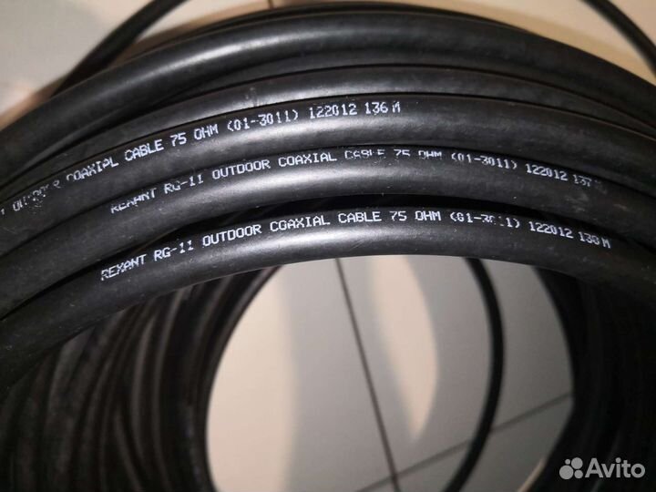 Кабель RG-11U (75 Ом) outdoor rexant бухта 95м
