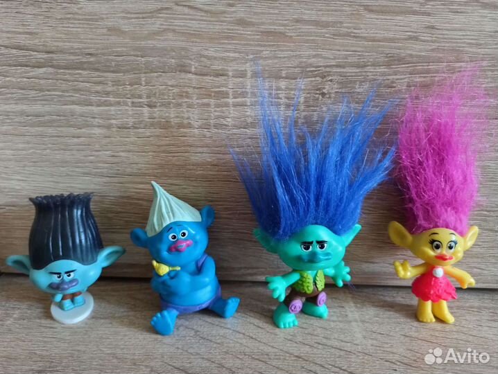 Тролли,карточки, игрушки из свит бокса