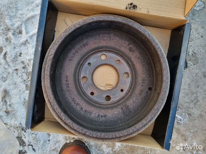 Задние барабаны fiat grande punto