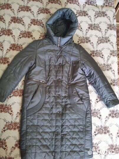 Куртка демисезонная женская длинная